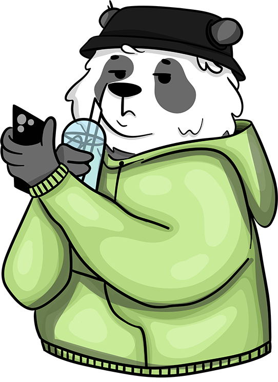 Bubble Tea Panda Phone
